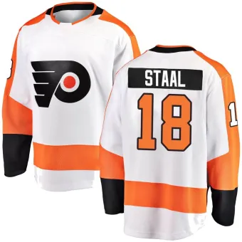 Men's Marc Staal Philadelphia Flyers Away Jersey - White Breakaway