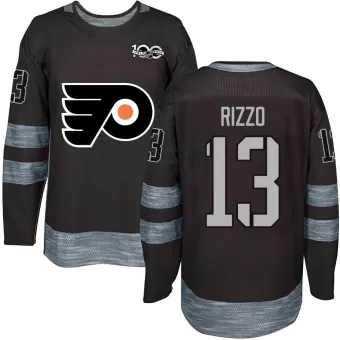 Men's Massimo Rizzo Philadelphia Flyers 1917-2017 100th Anniversary Jersey - Black Authentic