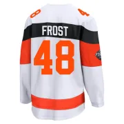 Men's Morgan Frost Philadelphia Flyers 2024 Stadium Series Jersey - White Breakaway