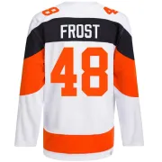 Men's Morgan Frost Philadelphia Flyers 2024 Stadium Series Primegreen Jersey - White Authentic