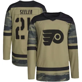 Men's Nick Seeler Philadelphia Flyers Military Appreciation Practice Jersey - Camo Authentic