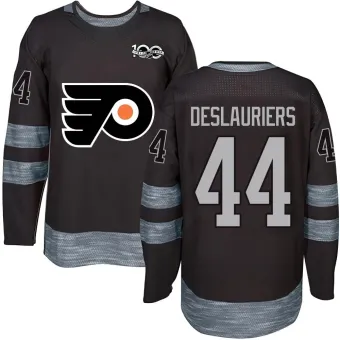 Men's Nicolas Deslauriers Philadelphia Flyers 1917-2017 100th Anniversary Jersey - Black Authentic