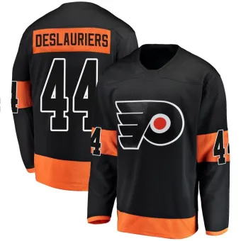 Men's Nicolas Deslauriers Philadelphia Flyers Alternate Jersey - Black Breakaway