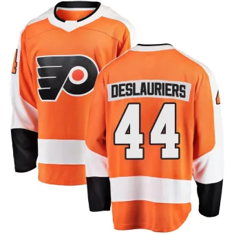 Men's Nicolas Deslauriers Philadelphia Flyers Home Jersey - Orange Breakaway