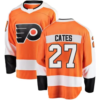 Men's Noah Cates Philadelphia Flyers Home Jersey - Orange Breakaway