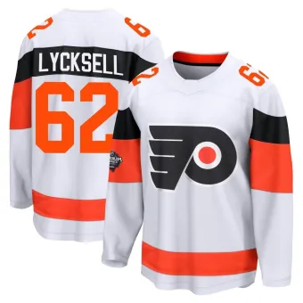 Men's Olle Lycksell Philadelphia Flyers 2024 Stadium Series Jersey - White Breakaway