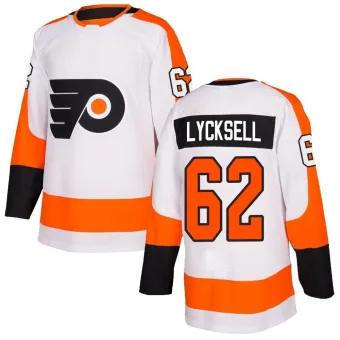 Men's Olle Lycksell Philadelphia Flyers Jersey - White Authentic