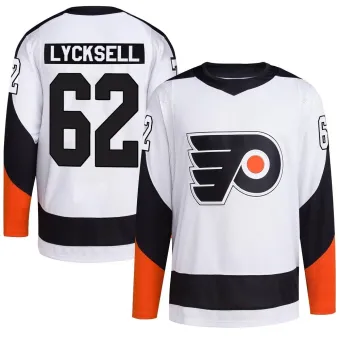 Men's Olle Lycksell Philadelphia Flyers Reverse Retro 2.0 Jersey - White Authentic