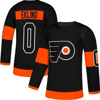 Men's Oscar Eklind Philadelphia Flyers Alternate Jersey - Black Authentic