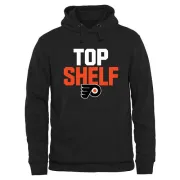 Men's Philadelphia Flyers Top Shelf Pullover Hoodie - - Black