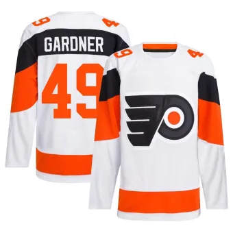 Men's Rhett Gardner Philadelphia Flyers 2024 Stadium Series Primegreen Jersey - White Authentic