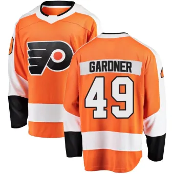 Men's Rhett Gardner Philadelphia Flyers Home Jersey - Orange Breakaway