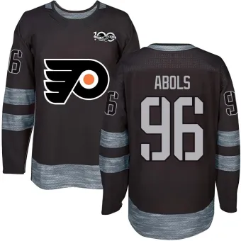 Men's Rodrigo Abols Philadelphia Flyers 1917-2017 100th Anniversary Jersey - Black Authentic