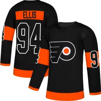 Men's Ryan Ellis Philadelphia Flyers Alternate Jersey - Black Authentic