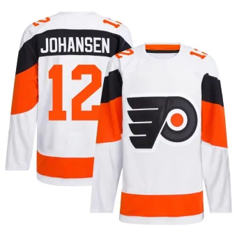 Men's Ryan Johansen Philadelphia Flyers 2024 Stadium Series Primegreen Jersey - White Authentic