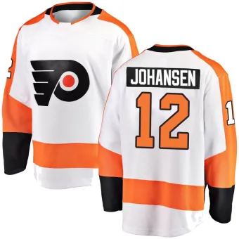 Men's Ryan Johansen Philadelphia Flyers Away Jersey - White Breakaway