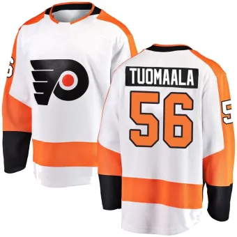 Men's Samu Tuomaala Philadelphia Flyers Away Jersey - White Breakaway