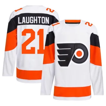 Men's Scott Laughton Philadelphia Flyers 2024 Stadium Series Primegreen Jersey - White Authentic