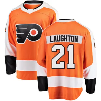 Men's Scott Laughton Philadelphia Flyers Home Jersey - Orange Breakaway