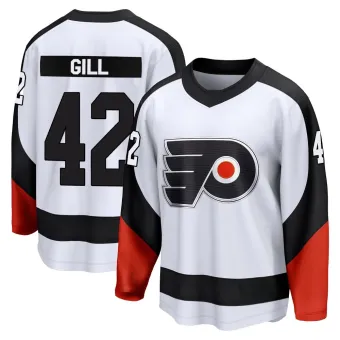 Men's Spencer Gill Philadelphia Flyers Special Edition 2.0 Jersey - White Breakaway