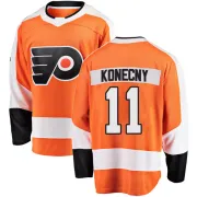 Men's Travis Konecny Philadelphia Flyers Home Jersey - Orange Breakaway