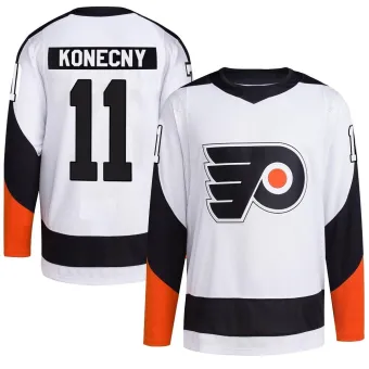 Men's Travis Konecny Philadelphia Flyers Reverse Retro 2.0 Jersey - White Authentic