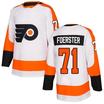 Men's Tyson Foerster Philadelphia Flyers Jersey - White Authentic