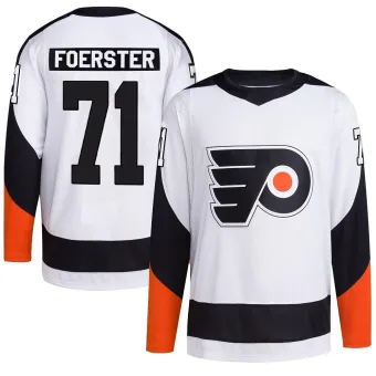 Men's Tyson Foerster Philadelphia Flyers Reverse Retro 2.0 Jersey - White Authentic