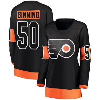 Women's Adam Ginning Philadelphia Flyers Alternate Jersey - Black Breakaway