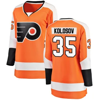 Women's Aleksei Kolosov Philadelphia Flyers Home Jersey - Orange Breakaway