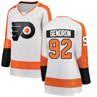 Women's Alexis Gendron Philadelphia Flyers Away Jersey - White Breakaway