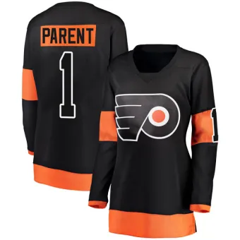 Women's Bernie Parent Philadelphia Flyers Alternate Jersey - Black Breakaway