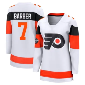 Women's Bill Barber Philadelphia Flyers 2024 Stadium Series Jersey - White Breakaway