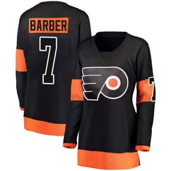 Women's Bill Barber Philadelphia Flyers Alternate Jersey - Black Breakaway