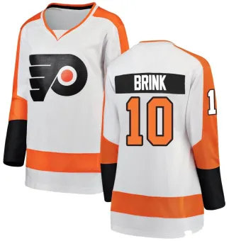 Women's Bobby Brink Philadelphia Flyers Away Jersey - White Breakaway