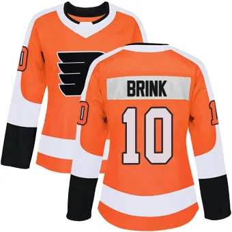 Women's Bobby Brink Philadelphia Flyers Home Jersey - Orange Authentic