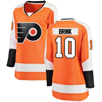 Women's Bobby Brink Philadelphia Flyers Home Jersey - Orange Breakaway