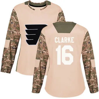 Women's Bobby Clarke Philadelphia Flyers Veterans Day Practice Jersey - Camo Authentic