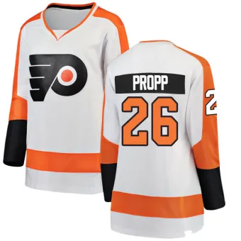 Women's Brian Propp Philadelphia Flyers Away Jersey - White Breakaway