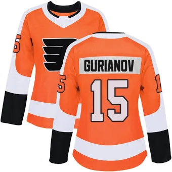 Women's Denis Gurianov Philadelphia Flyers Home Jersey - Orange Authentic