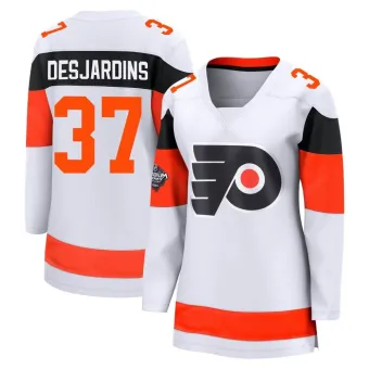 Women's Eric Desjardins Philadelphia Flyers 2024 Stadium Series Jersey - White Breakaway