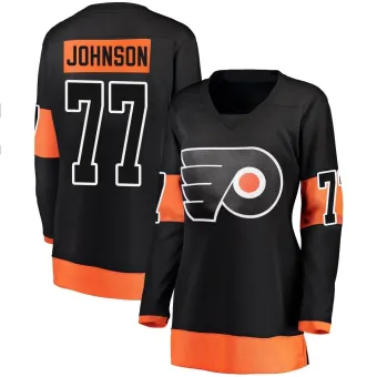 Women's Erik Johnson Philadelphia Flyers Alternate Jersey - Black Breakaway