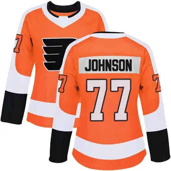 Women's Erik Johnson Philadelphia Flyers Home Jersey - Orange Authentic