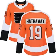 Women's Garnet Hathaway Philadelphia Flyers Home Jersey - Orange Authentic