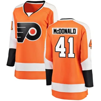 Women's Hunter McDonald Philadelphia Flyers Home Jersey - Orange Breakaway