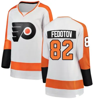 Women's Ivan Fedotov Philadelphia Flyers Away Jersey - White Breakaway