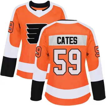 Women's Jackson Cates Philadelphia Flyers Home Jersey - Orange Authentic