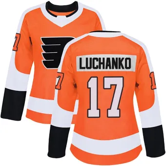 Women's Jett Luchanko Philadelphia Flyers Home Jersey - Orange Authentic