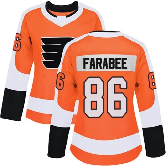 Women's Joel Farabee Philadelphia Flyers Home Jersey - Orange Authentic