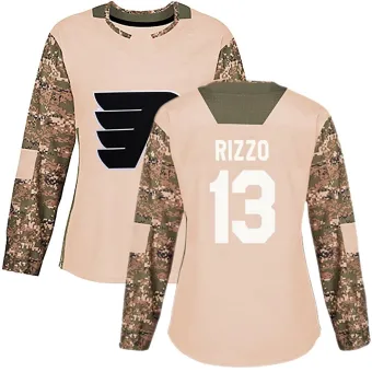 Women's Massimo Rizzo Philadelphia Flyers Veterans Day Practice Jersey - Camo Authentic